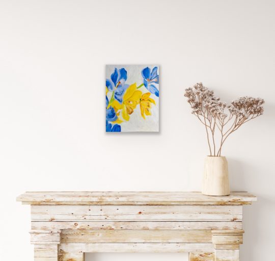 Harmony Orchid Oil Painting